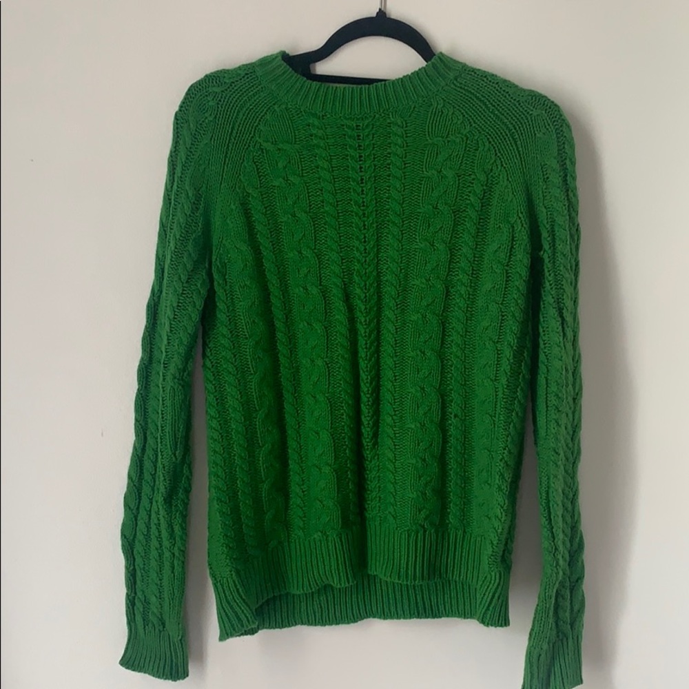 Shopbop private label green sweater